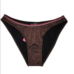 Xhilaration Bikini Bottoms Metallic High Leg
